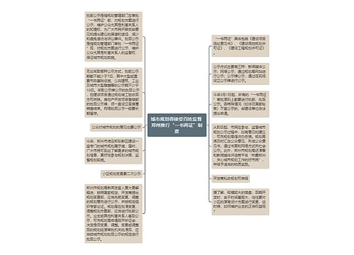城市规划得接受百姓监督 郑州推行“一书两证”制度