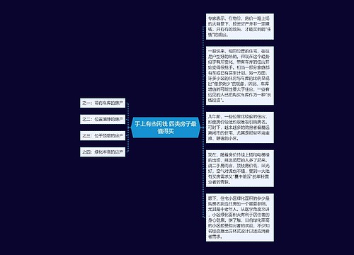 手上有些闲钱 四类房子最值得买