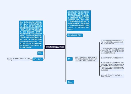 单位集资房转让合同