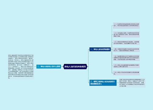 承包人违约的其他情形