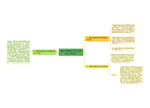 婚前买房婚后加名字离婚后女方有份吗