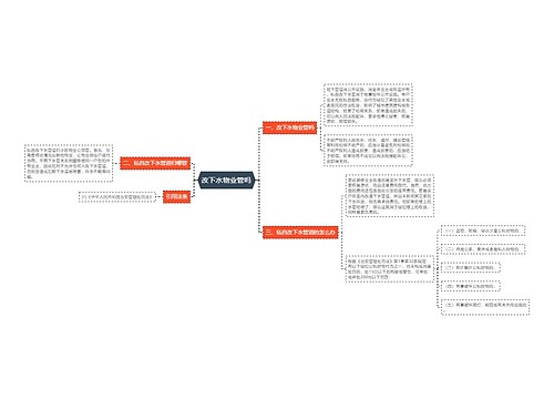 改下水物业管吗