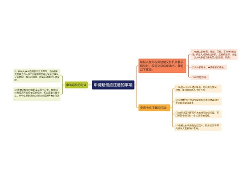 申请赔偿应注意的事项