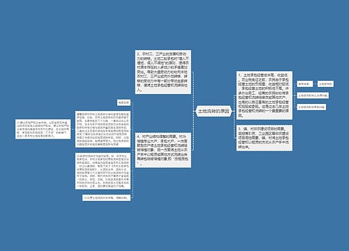 土地流转的原因