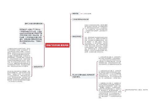 房地产投资攻略 避免风险