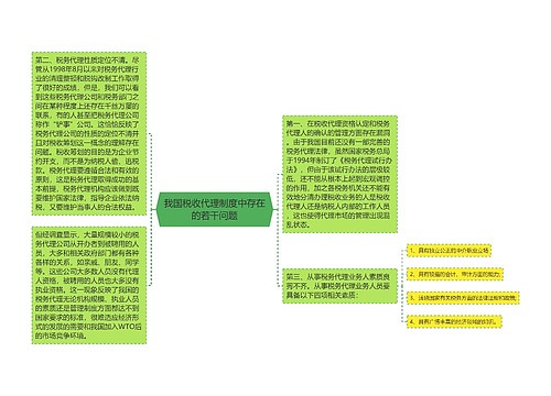 我国税收代理制度中存在的若干问题