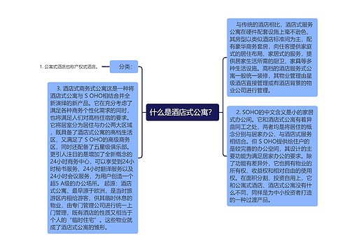 什么是酒店式公寓？