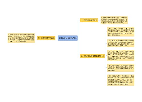 开发商认筹违法吗