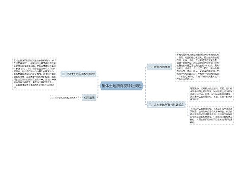 集体土地所有权转让规定