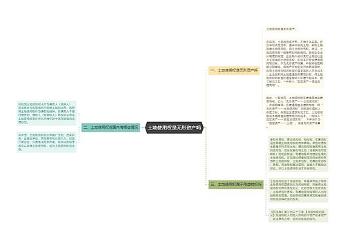 土地使用权是无形资产吗