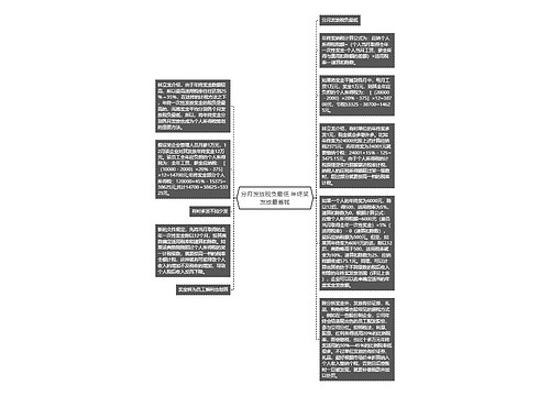 分月发放税负最低 年终奖发放最省钱