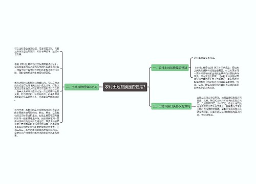 农村土地互换是否违法?