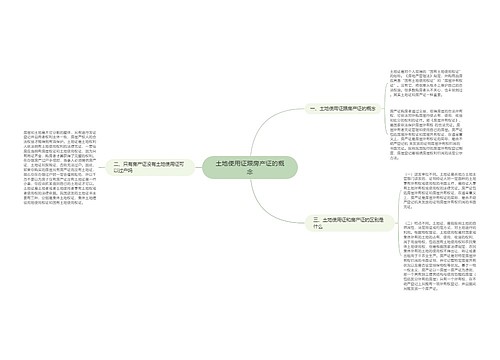 土地使用证跟房产证的概念