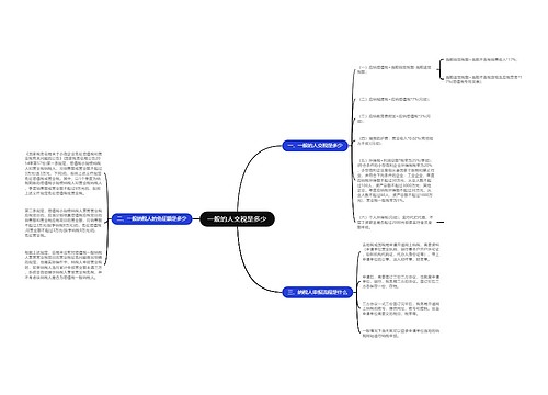 一般的人交税是多少