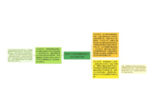 房地产公司经理攫取国资2600万被判无期