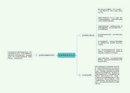 住改商物业怎么办