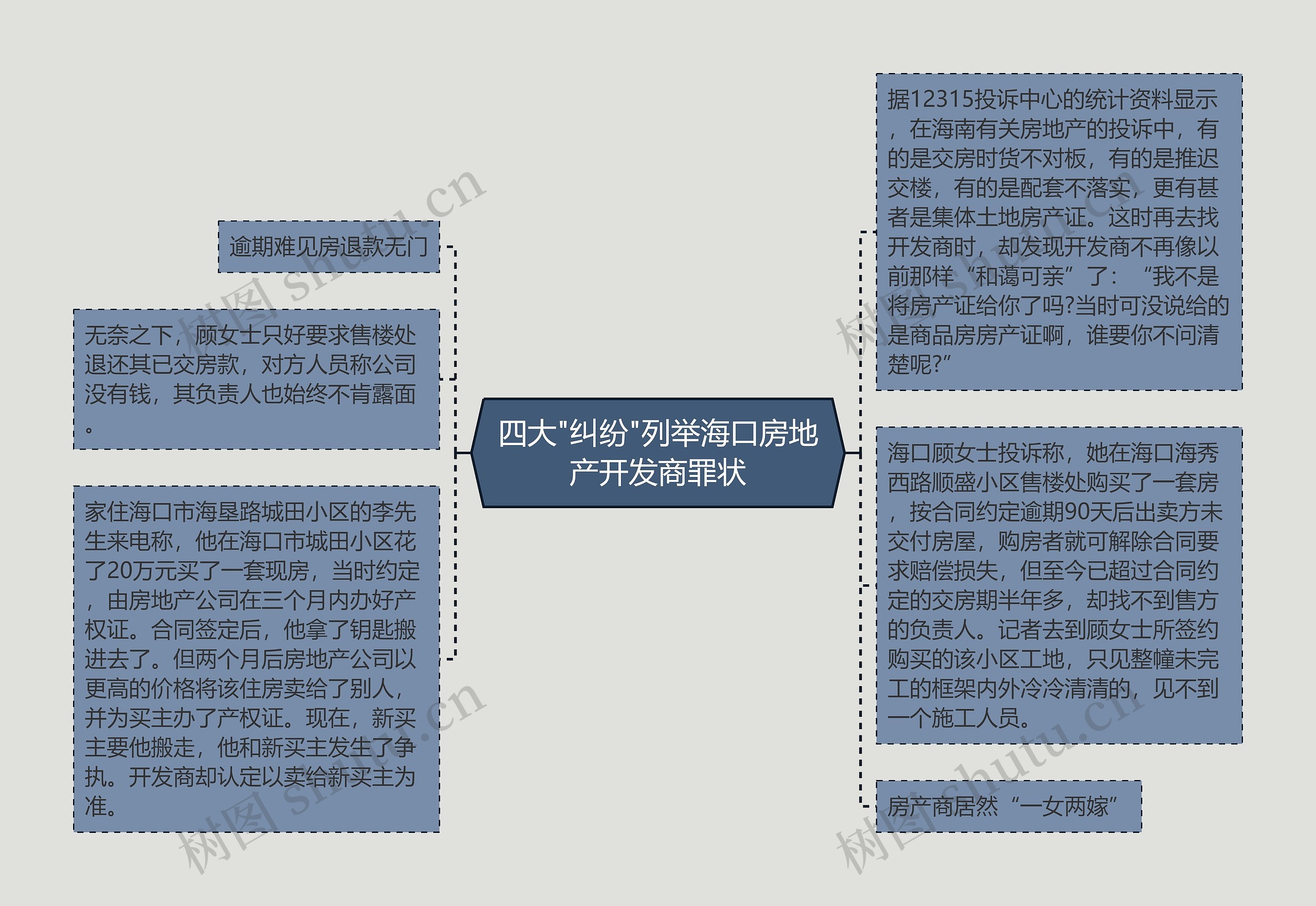 四大"纠纷"列举海口房地产开发商罪状