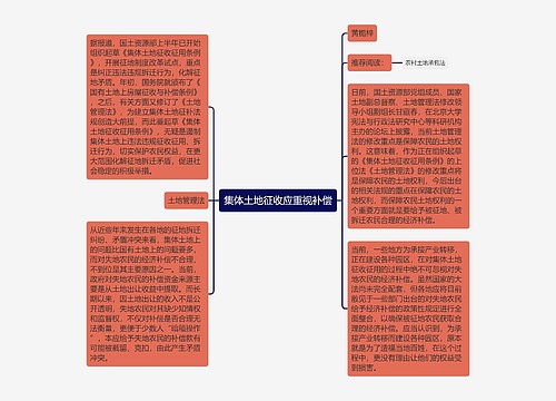 集体土地征收应重视补偿