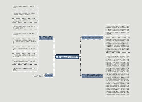 什么是土地用途管制制度