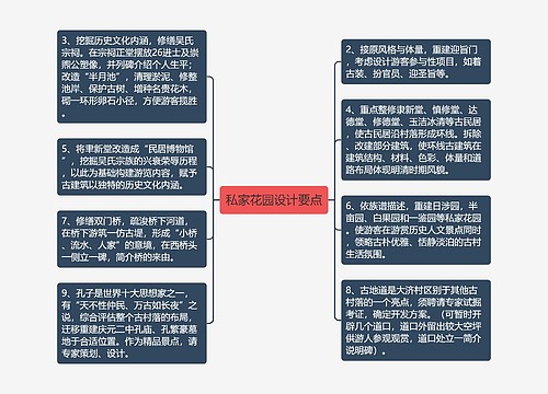 私家花园设计要点