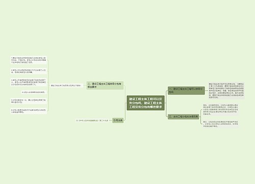 建设工程主体工程可以劳务分包吗，建设工程主体工程劳务分包有哪些要求