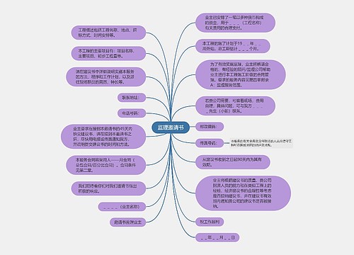 监理邀请书