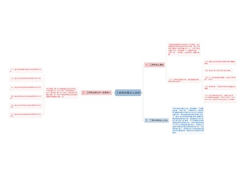 工资税收是怎么收的