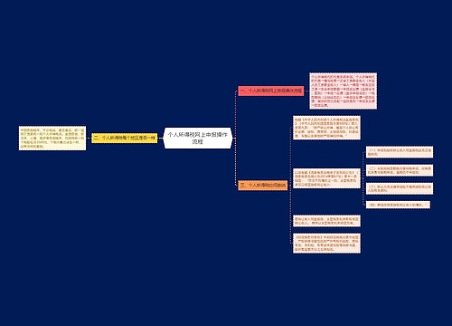 个人所得税网上申报操作流程