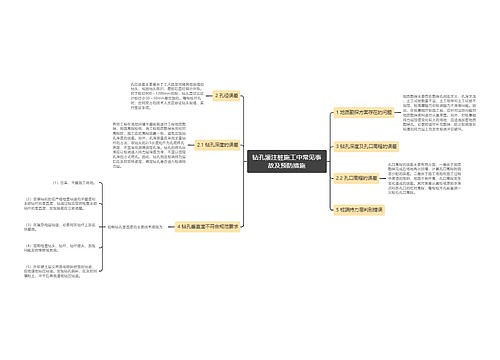 钻孔灌注桩施工中常见事故及预防措施