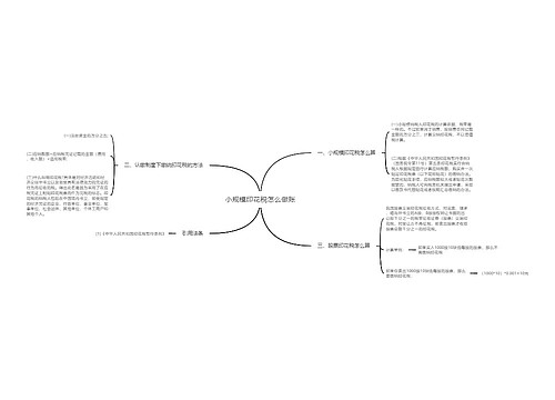 小规模印花税怎么做账
