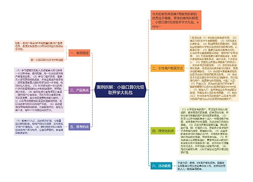 案例拆解：小猿口算0元领取开学大礼包