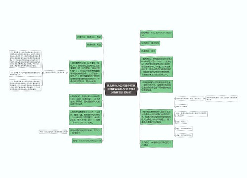 湖北省电力公司集中招标主网建设项目2011年第3次勘察设计招标招