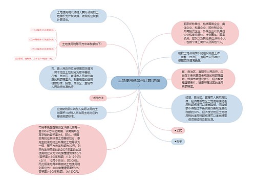 土地使用税如何计算(详细)