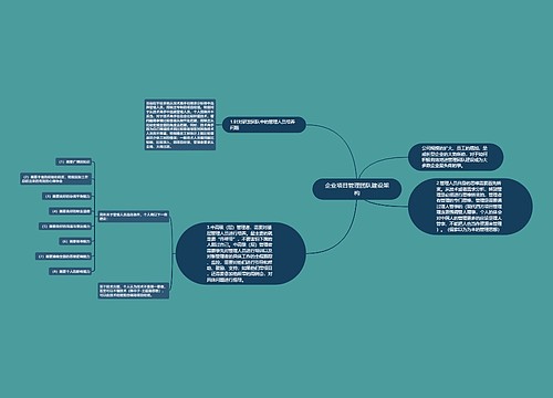 企业项目管理团队建设架构