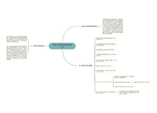 有限公司返税政策究竟是什么