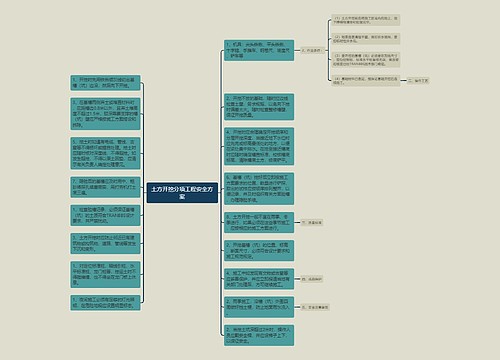 土方开挖分项工程安全方案