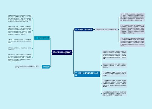 买房可以不交契税吗