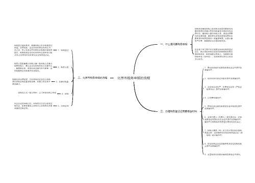 北京市税务申报的流程