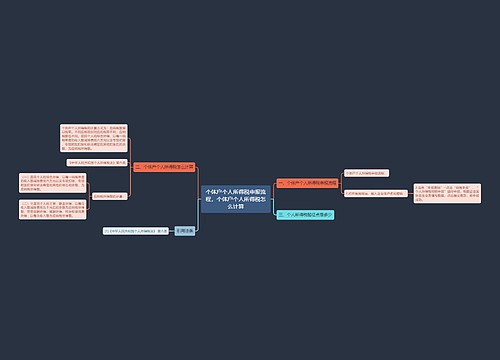 个体户个人所得税申报流程，个体户个人所得税怎么计算