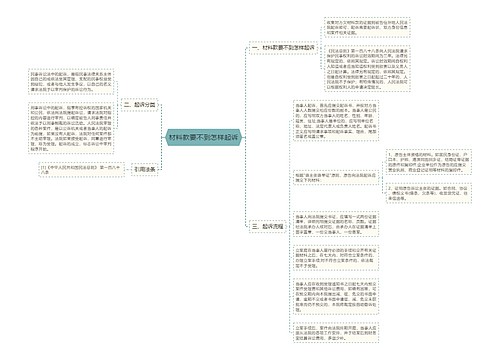 材料款要不到怎样起诉