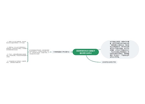 高层框剪结构住宅楼板开裂处理方法探讨