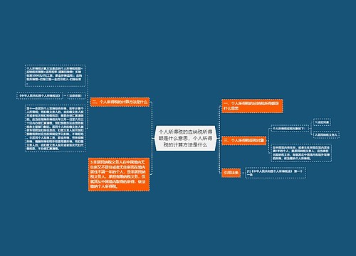 个人所得税的应纳税所得额是什么意思，个人所得税的计算方法是什么