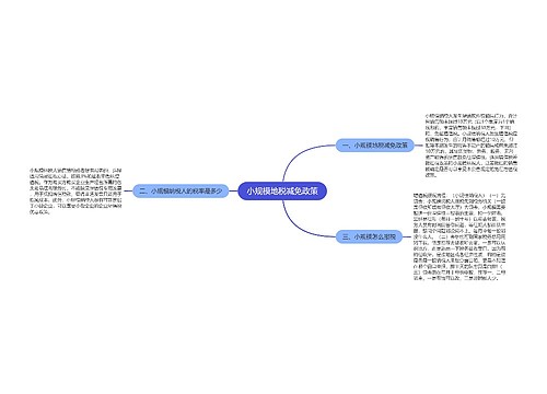 小规模地税减免政策