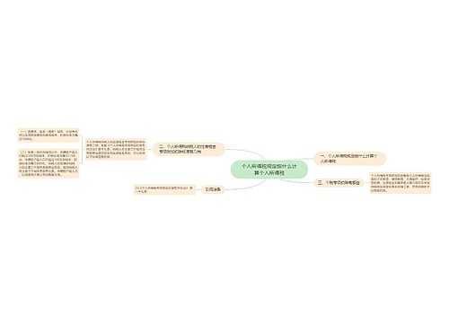 个人所得税规定按什么计算个人所得税