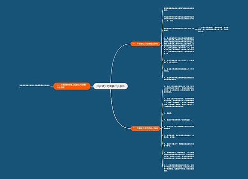 开安装公司需要什么条件