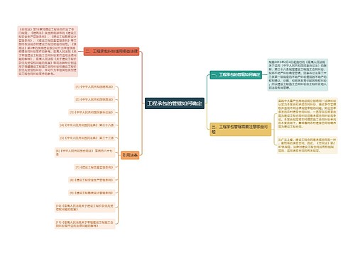 工程承包的管辖如何确定