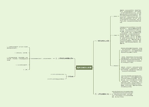 税务注销怎么处理