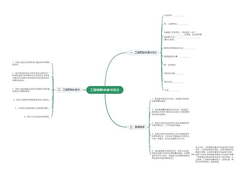 工程索赔申请书范文