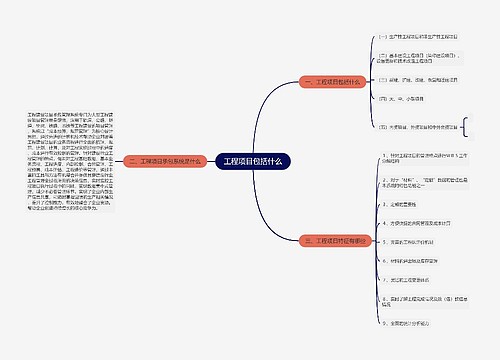 工程项目包括什么