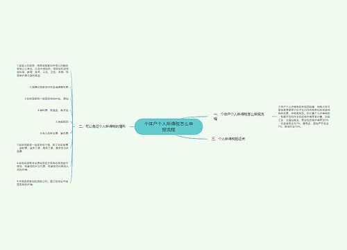 个体户个人所得税怎么申报流程